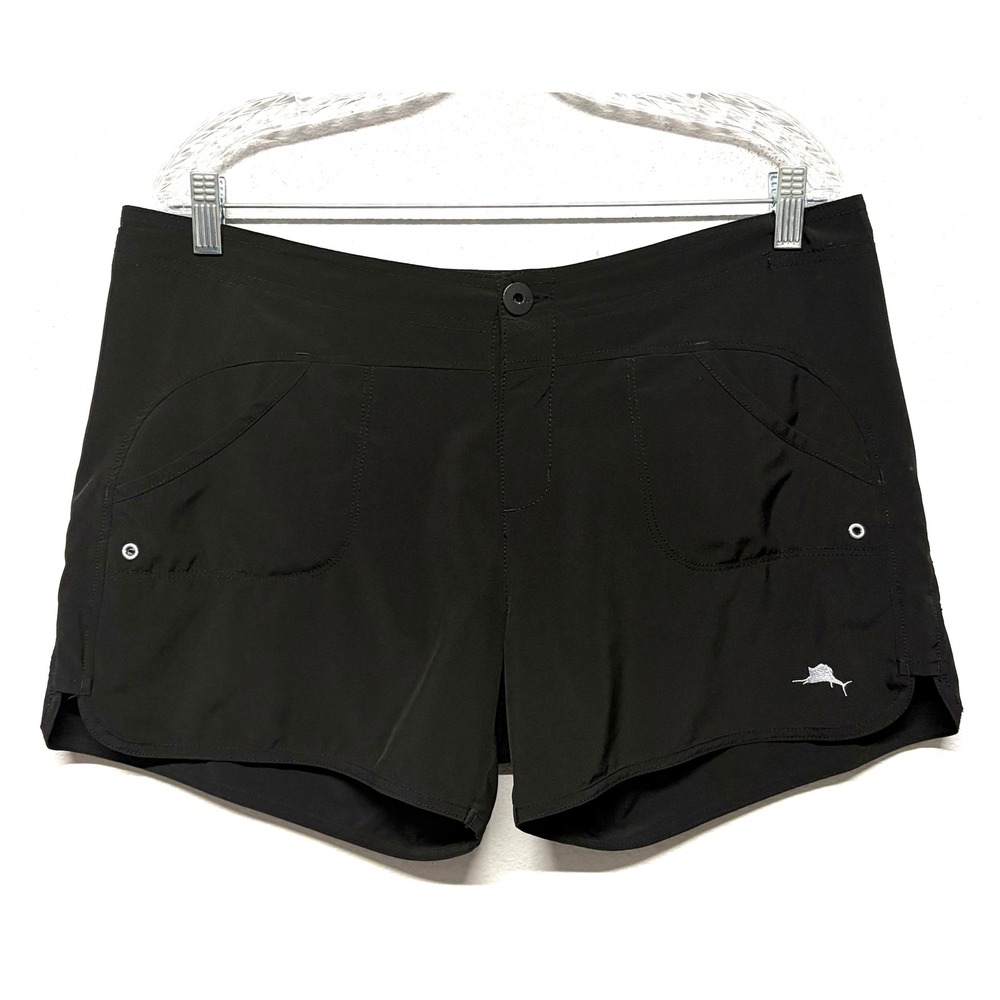 Pelagic Oceanflex Hybrid Shorts Womens 12 Black Fishing Boating Board Shorts